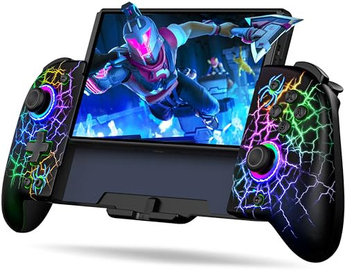 Coogamefly Switch Controller, Wireless Controller für Nintendo Switch/OLED, Joycon Switch Controller mit Programmierbarer/Turbo/Wake Up Funktion, präzise Hall Effekt Joysticks