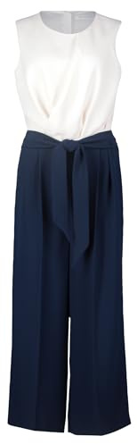 Betty & Co Damen Jumpsuit ohne Arm 38, Patch Dark Blue/Cream