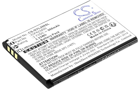 TECHTEK Batterie 900mAh Compatible avec [Olympia] 2218, Happy II remplace ICP423450 FBA