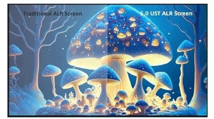 CQJJXKYC screen 5.0 UST ALR Projector Screen Fixed Frame Ambient Light Rejecting For Ultra Short Throw Projector 4K 8K 3D smart home(120 inch)
