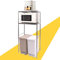 susunnus Stainless Steel Shelf,Kitchen Storage Shelves,Microwave Stand,Laundry Machine Rack,Mini Fridge Stand,Adjustable Layers,Open Lower Tier,Laundry Room, Repository (2tier(24x16x53in))