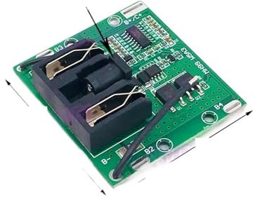 Carte BMS, BMS 18650 for batterie Lithium 5s 18V 21V 35a, panneau de protect d'équilibre avec prise cc for perceuse électrique, tournevis, utilisat de Batteries Avec fonctions de protection(5S BMS DW)