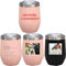 Tazas térmicas personalizadas para cualquier foto, texto, logotipo, taza de té o café aislada de acero inoxidable, regalo para cumpleaños, día de Navidad para mamá, papá, niños (rosa claro)