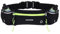 ROSSRORE Unisex Running Hydration Belt with 2x6oz Water Bottles - No Bounce Design, Waterproof Waist Pack for Phone, Reflective Gear for Runners, Cyclists, Hiking (Green)