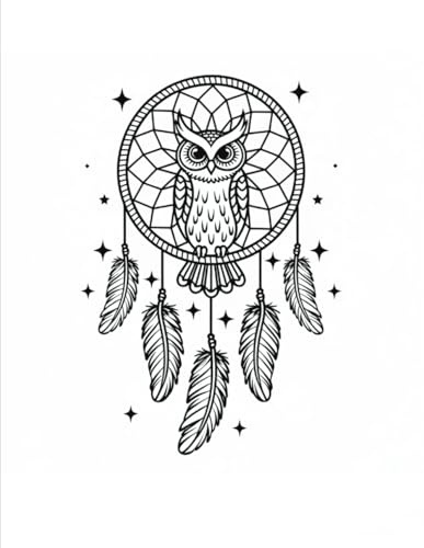 Weekly planner with coloring cover - 08 - Dreamcatcher: 120 pages