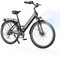 Finbike 26 Zoll E Bike für Erwachsene, 7-Gang Electric Bike mit Abnehmbar 36V 10.4Ah Akku, 25 km/h und 55miles Reichweite Elektrofahrrad für Herren Damen, Pedelec Citybike EBike mit Autolampen