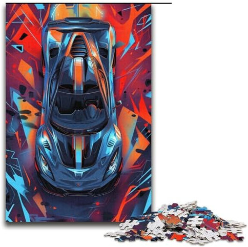 Puzzle für Erwachsene 1000 Teile Kunst Sportwagen Geburtstagsgeschenk Geschenke für Teenager ab 14 Jahren 1000 Teile (38 x 26 cm)