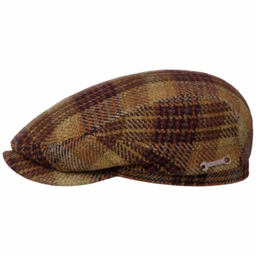 Stetson Casquette Driver Wool Garage Homme - Made in The EU Gavroche avec Visiere, Visiere Automne-Hiver Automne Hiver - XL (60-61 cm) Marron-Beige