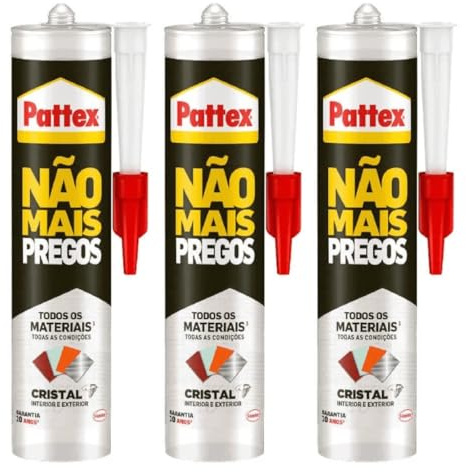 Montagekleber extra stark transparent – Kleben statt Bohren Kristallklar 290g Kartusche | starker Montagekleber für innen & außen | kristallklarer Baukleber ohne Bohren (3 x 290g)