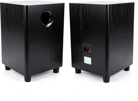 Yanmis 100W Subwoofer, 6.5 Inch Passive Subwoofer Speaker with Ground Low Pass Filter for Home Theater, Plug and Play, Sturdy MDF Material