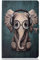 Galaxy Tab A 10.5 Case, CaseFun Custodia per Samsung Galaxy Tab A 10, 5 (SM-T590 / T595) Cover con Funzione di Supporto, Auto Svegliati/Sonno, Elefante