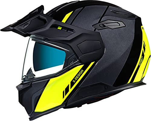 Nexx X.Vilijord Hi-Viz Klapphelm (Black/Yellow,S (55/56))