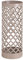 Baroni Home Schirmständer Modernes Design Regenschirmhalter aus Metall Classic Taupe mit 2 Haken und Abtropfschale abnehmbar 19 x 19 x 49 cm (Taupe)