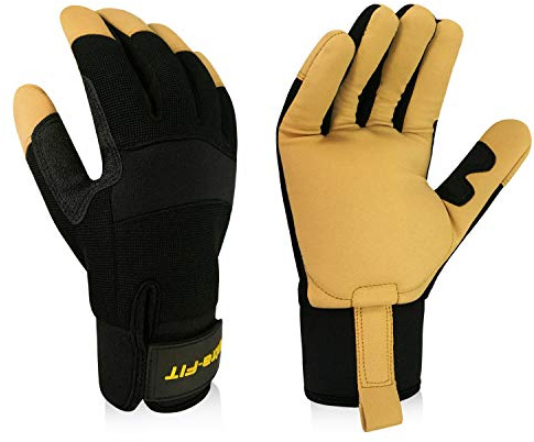 Intra-FIT Professional Anti-Vibration Gloves, EN ISO 10819: 2013 / A1: 2019 | EN388: 4211X, Reinforced Palm and Thumb
