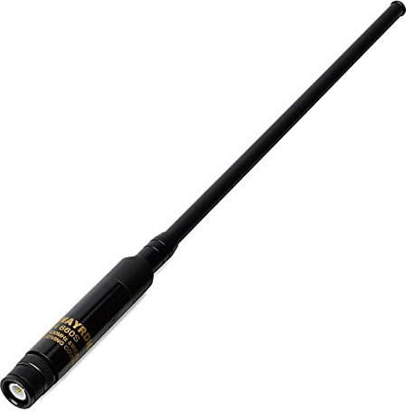 TWAYRDIO BNC de doble banda 70 cm 2 m 144/430 mhz 28 cm / 11 pulgadas-109 cm / 43 pulgadas antena de radio portátil telescópica extensible para Kenwood Icom IC-F50V IC-F50 IC-M88 Radio de 2 vías