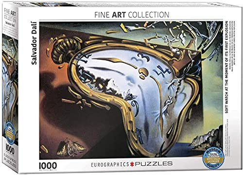 empireposter Salvador Dali - Weiche Uhr im Moment ihrer Explosion - 1000 Teile Puzzle 68x48 cm