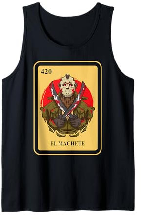 Mexikanisches El Machete traditionelles Bingo-Kartenspiel Tank Top