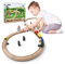 Play Build Holzeisenbahn Set Für Kinder – 35-Teiliges Komplettes Holz Eisenbahnen Set– Interaktives Spiel- Und Lernset – Kreatives Holzeisenbahn-Design – Premium-Qualität Eisenbahn Holz – Ab 3 Jahren