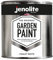 JENOLITE Garden Paint - Chalky White - Ideal for Garden Furniture & Ornaments - use on wood, metal, plastic, stone, ceramic - 1 Litre (RAL 9016)