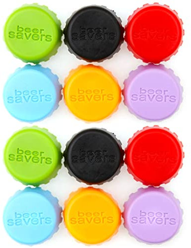 12 Silikon Bierdeckel für Bier Verschluss – Bottle Stopper – Kronkorken Verschluss Silikondeckel