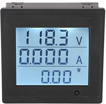 Multimetro Amperometro Voltmetro DC 6‑200 V Volt Monitor con Funzione di Allarme Voltmetro Digitale Display LCD Digital Current Voltage Power Energy Meter Battery Monitor