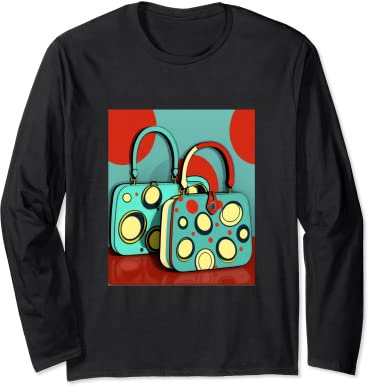 Handtasche Framer Pop Art Handtasche Liebhaber Langarmshirt
