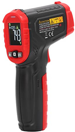 Thermomètre Infrarouge, Pistolet de Température Numérique sans, Thermomètre Infrarouge pour la Cuisson, Outil de Surface IR pour Pizza, Plaque Chauffante, Grill