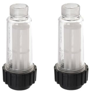 2 x Trade-Shop water filter/filter cartridge (3/4 inch) compatible with Einhell, Black & Decker, Bosch, Stihl, Nilfisk, Parkside pressure washer