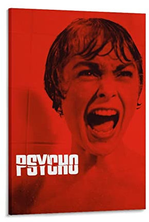 HAUHAU Psycho 1960 Filmposter (1) Kunstwerke, Leinwand, Poster, Wandkunstdrucke, moderne Dekoration, 30 x 45 cm