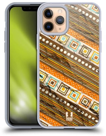 Head Case Designs Arrugado Retro con Textura Caso Funda de Gel Suave Compatible con Apple iPhone 11 Pro