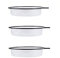 MFUOE 3pcs Bird Feeding Station Replaces Transparent Bird Feeder Tray Bird Food Bowl Garden Supplies