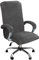 KAYBTNT Samt Bürostuhl Bezug, Hohe Lehne Bürostuhl Sitzbezug, Waschbarer Stretch Spandex Drehstuhl Stuhlhussen, Schonbezug für Bürostuhl, Universal Computer Stuhl überzug,Grau,XLarge