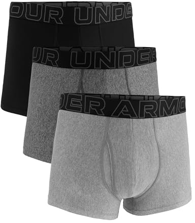 Under Armour Herren Tech Performance Boxershorts im 3er-Pack, 8 cm Beinlänge – atmungsaktiv, feuchtigkeitsableitend, weiches Tragegefühl, ganztägiger Komfort