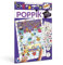 POPPIK 1841207 Sticker-Poster, Verrücktes Labor, Kreativposter mit ablösbaren Aufklebern, Monster-Stickerset zum Basteln, für Kinder ab 5 Jahren, 48 x 68 cm