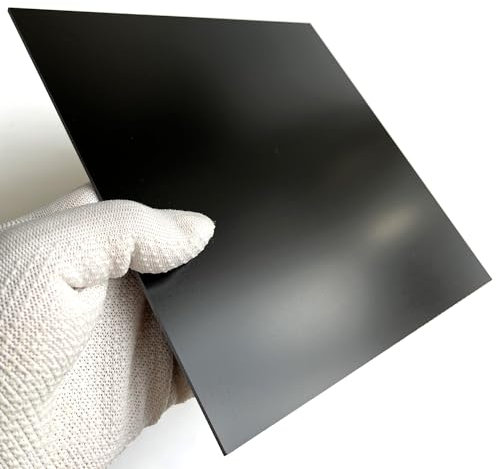 G10 Fiberglass Garolite 3D Printer Build Surface Plate Semi-Flexible Sheet 257.5mm/10.14(Black Color)