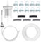 Kraftstoff Standrohr Set,Tankentnehmer Standrohr mit 1 Ölfilter + 5 Verbindungsrohr + 10 Schlauchschelle + 5 m Benzinschlauch,für Eberspacher Webasto Heizsysteme