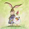20 Servietten Ostern Coole Osterfiguren als Tischdeko. Papierservietten mit Motiv. Auch für Decoupage und Serviettentechnik 33x33cm