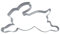 Städter - Premium Ausstechform - Hase springend 6 cm - Einzigartiger Ausstecher - Perfekt für Kreative Backkreationen für Ostern