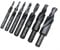 Hasaller Stufenbohrer mit geradem Schaft HSS Stufenbohrer Senkkopfbohrer Senkbohrung Spiralstufenbohrer (M6 x 180 Grad), Q91QV233SGWHE8BPAA41