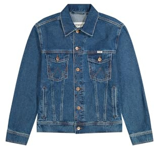 Wrangler Men's Classic Jacket, Stonewash, 3XL