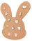 NBEADS Kork Pinwand, Kaninchen Kork Broschenbrett 1.2cm Dicke Pinnwand Hölzernes Bulletin Display Board Wandmontierte Kork-Tafel für Brosche Pin Lagerung Büro Home Decor, 31x27cm