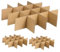 DIYEAH 18 Stk Trennwände für Versandkartons verpackung Plattenteiler zum Verpacken Umzugskartons für Geschirr Tassentrenner bewegt sich Trennwand, beweglicher Becher Papier Khaki