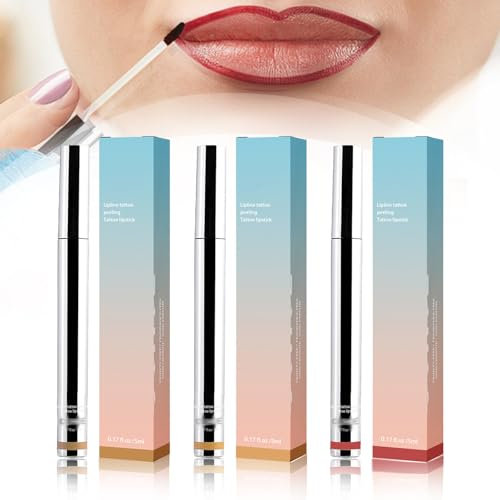 Qorva Peel off Lip Liner Stain, Lip Stains for Women Peel Off, Natural Long Lasting Lip Stain Peel Off, Peelix Peel off Lip Liner Stain, Timbersonic Peel Off Lip Liner (3SET-A)
