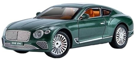 YRXIAO Modellbausatz Auto 1:24 für Bentley Continental GT Metall Fahrzeug Legierung Modell Auto Sammlung Diecast Spielzeug Licht Sound Modell Für Wohndekorationen