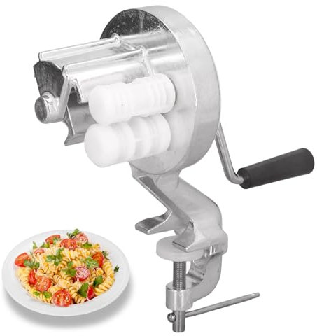 Macchina Per Pasta Manuale, Macchina Per Pasta Manuale In Acciaio Inossidabile Con Manovella e Morsetto da Tavolo, Pressa Per Pasta In Lega di Alluminio Adatta Alla Cucina Domestica
