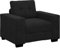vidaXL Sessel Schwarz 60 cm Samt