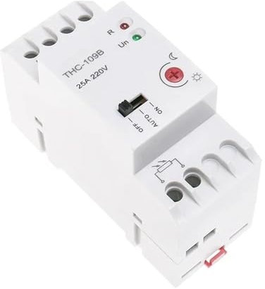 THC-109B Auto oder manuell auf Off Fotozelle Licht Controller Schalter mit Sensor 16A 25A AC220V 1Pcs(THC-109B-16A)