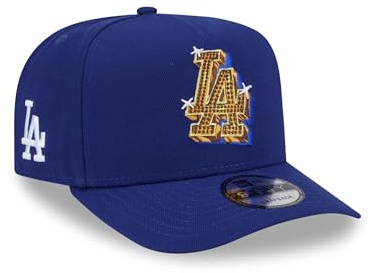 New Era Los Angeles Dodgers Emblem 9Fifty A-Frame Snapback Cap Blau - One-Size