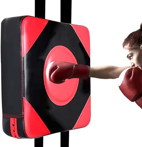 Odoukey Wand-Box-Schlagpolster, 30, 5 x 30, 5 x 10, 2 cm, geräuschloses Schlagpolster mit Verstellbarer Höhe für das Training im Fitnessstudio