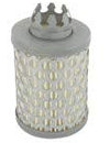 Filtro aria ADATTABILE PER Tecumseh modelli H30, H35, tvs90, tvs105, tvxl105, lav30, lav35, lav40, lav50 & ECV. Ricambio originale: 32972. H: 68 mm, Ø: Ext: 51 mm, Ø Int: 25 mm